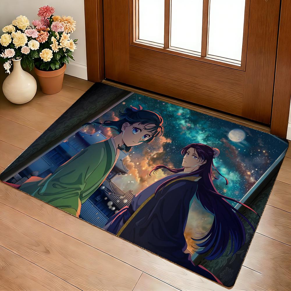 Anime The Apothecary Diaries Maomao Floor Mat Cozy Flannel Soft Thick Non-Slip Mat For Living Room Bedroom Kitchen Decor Rugs