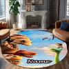 Customizable Good Dinosaur1 Round Non-Slip Carpet - Ideal for Garden, Picnic, Office, Perfect for Decoration, Suitable For All Seasons