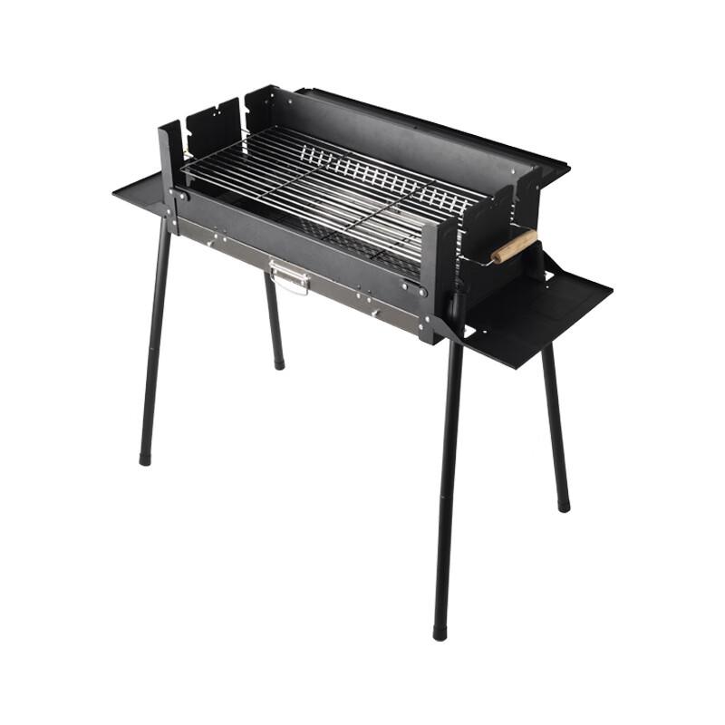 Portable Outdoor Stainless Steel Charcoal BBQ Grill & Tea Stove Standard
