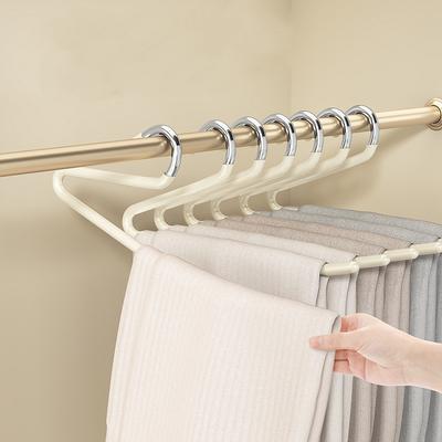 10/20PC Z-Shaped Trouser Rack Goose Type Pants Hanger Opening Goose Shaped Scarf Clothes Rack Wardrobe Storage Rack Hanger