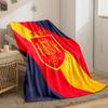 Spanish Football Crest Design print blanket soft and cozy perfect for the living room bed sofa or a nap,gift