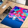 Trolls Printed Carpet, for Office Chair Living Room Bedroom Kitchen Room Decor Gifts.