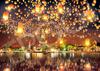Epoch 500-Piece Jigsaw Puzzle Overseas Landscape Mystic View Lantern Festival with Light 38×53cm Includes Adhesive Spatula and Ticket