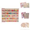 Wooden Childrens Educational Puzzle Blocks With Chinese Ancient Poems And Traffic Knowledge For Early Learning