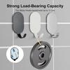 Sticky Adhesive Hooks for Hanging, Stainless Steel Hooks, Key Hooks, Towel Hooks, Coat Hooks, Command Hooks Wall Mount Hanger Door Hook Kitchen
