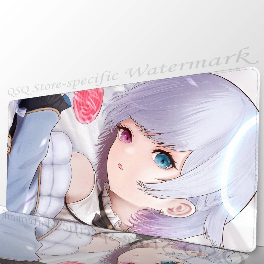 Amemiya Nazuna Anime V-VShojo Mousepad Non-slip Suitable For Office Computers Laptops E-sports Game Desk Mats XXL Keyboard