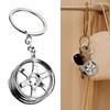 Portable Keychain Wheel Shape Key Ornament Suitable for Trendsetters and Anyone Seeking a Distinctive Style Statement