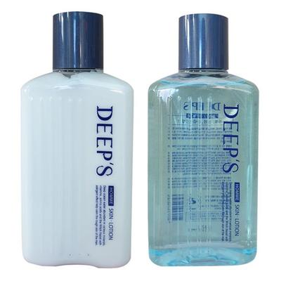 Men's Cosmetics DEEP'S Deeps Skin-370ml Lotion-370ml 5 Pieces Each, for Men's Cosmetics Business, Skin + Lotion Set X 5 Pieces, 5 Pieces