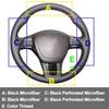 Hand Sewing Car Steering Wheel Cover Wrap For Volkswagen VW Touareg 2011 - 2018