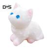 3D Cat Squeeze Toy Anxiety Stress Relief Black White Kitten Pinch Sensory Toy Kids Teens Adults Soft Stress Ball Animal Fidget Toy