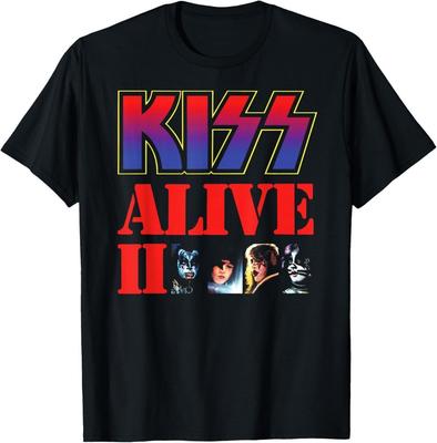 KISS - 1977 Alive II Marškinėliai