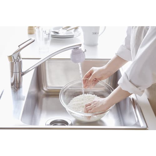 Kuritaq Roka Shower CP Water Purifier Faucet RSCP-3059, Approximately 6cm Wide X 6cm Deep X 5.5cm High