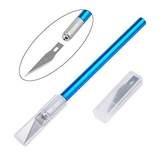 WMYCONGCONG Instrument Model Plastic Instrumentul Include Cuțit de Precizie de Rezervă Precizie și Depozitare Set Instrument Hobby Set, Set pentru Începători din 22 de Piese, Lamă Subțire