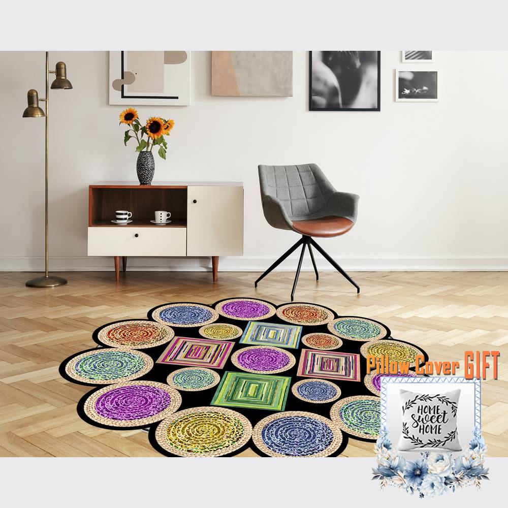 

Mosimoso Home H661 Ковер с кожаной подошвой и цифровой печатью