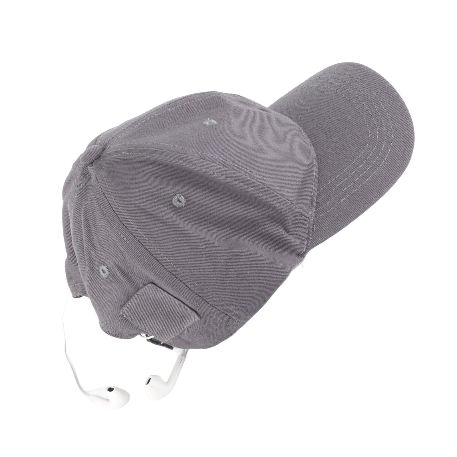 

Беспроводная Bluetooth 4.2 гарнитура наушники кепка музыка спорт бег бейсболка (Серый)