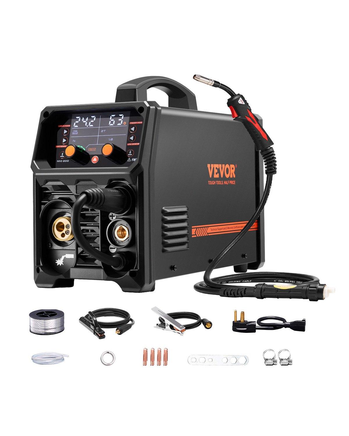 VEVOR MIG Welder, 200A Synergic Mig