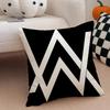 Popular Singer A-Alan Walker Pillow Case Anti-dustmite Pillowcase Invisible Zipper Silky Short Plush Sofa Cushion Cover