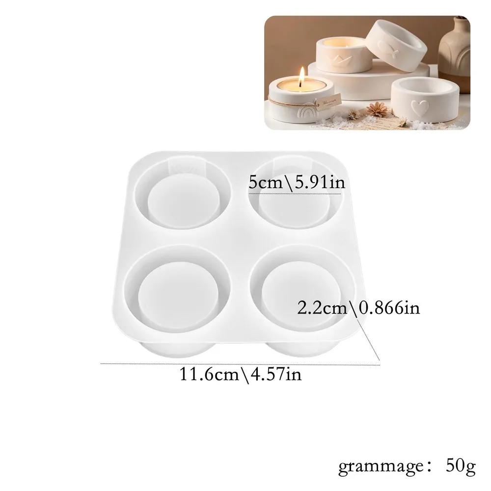 Silicone mold for making long corrugated candle with vertical relief