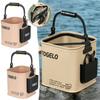 Waterproof Foldable Fishing Bucket Reusable Fish Storage Pail Outdoor Fishing Accessories