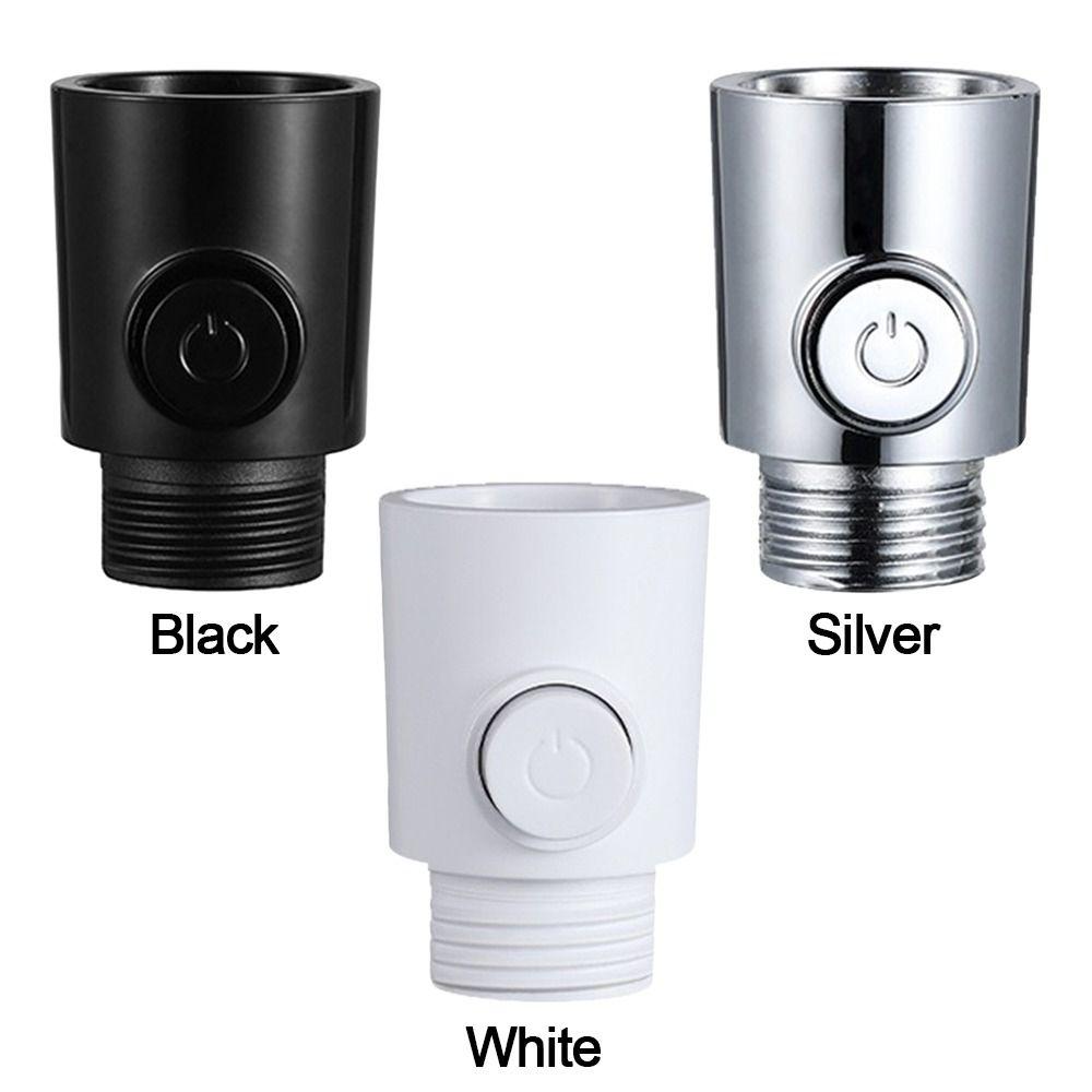 Plastic Shower Head Arm Diverter Flow Limiter Water Flow Regulator Water Stop Valve  Bathroom Parts
