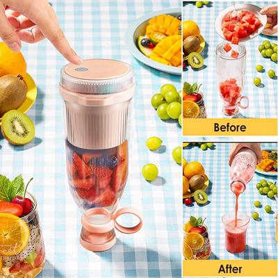 Elektrische Orange Entsafter Flasche Tragbare Entsafter Mixer Drahtlose Frische Entsafter Mixer Küche Obst Squeezer Mixer