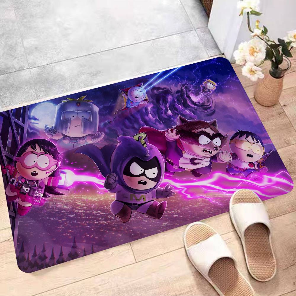 

Cartoon Southpark Floor Mat Soft Anti-Skid Bedroom Laundry Room Carpet INS Household Decor 40x60 cm
