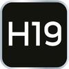 Hexagonal bit on socket 1/2", H19 x 55 mm