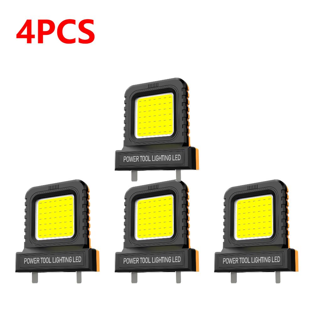 1-10PCS LED Power Tool Parts For Makita For Milwaukee For Bosch For DeWALT For Parkside For Hitachi Lithium Battery Work Lamp