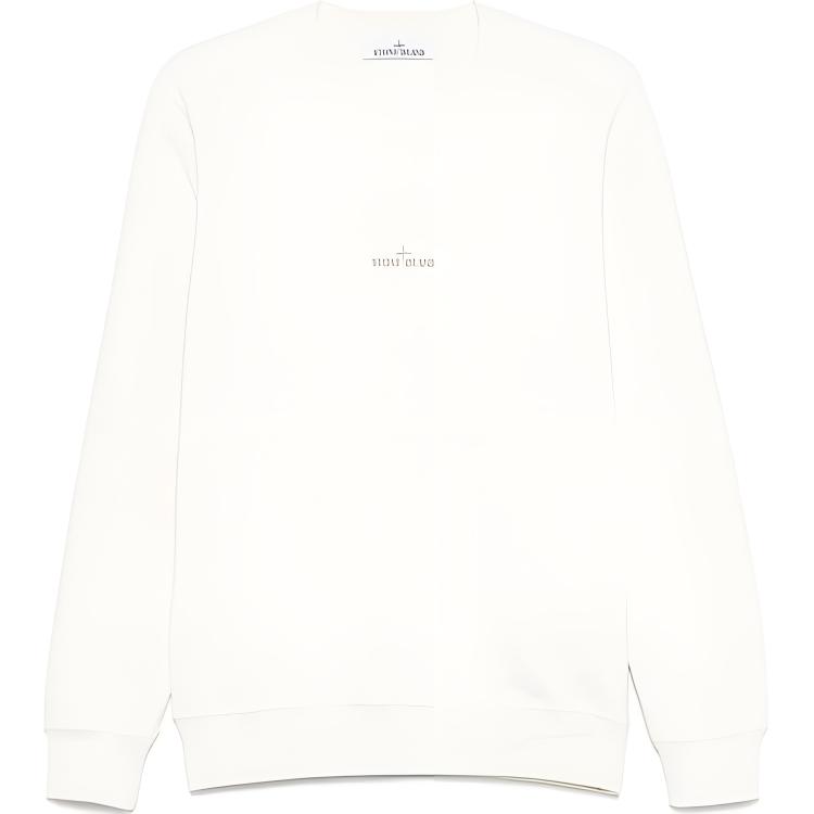 

Stone Island Logo Ribbed Crew Neck Long Sleeve Sweatshirt Men sweatshirt White K1S156100665S0083-V0093 M