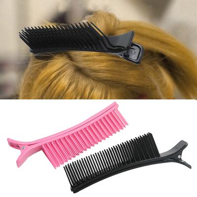 1/2/3/4Pcs Hair Sectioning Grip Clips Professional Hair Stylist Clip Hair Parting Comb Clips for Salon Hair Cutting Coloring