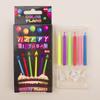 Multicolour Flame Candles Colorful 6/12pcs/pack Wedding Party Birthday Cake Candles Decoration Party Supplies for Children Kids