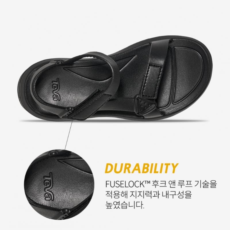 Teva Plush Aqua Sandal Stvm2613717 Blk