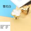 Handles Drawer Cabinet Furniture Kitchen Handles for Cabinet Knob Door Drawer Furniture Kitchen Knob Four-Leaf Clover Diamond