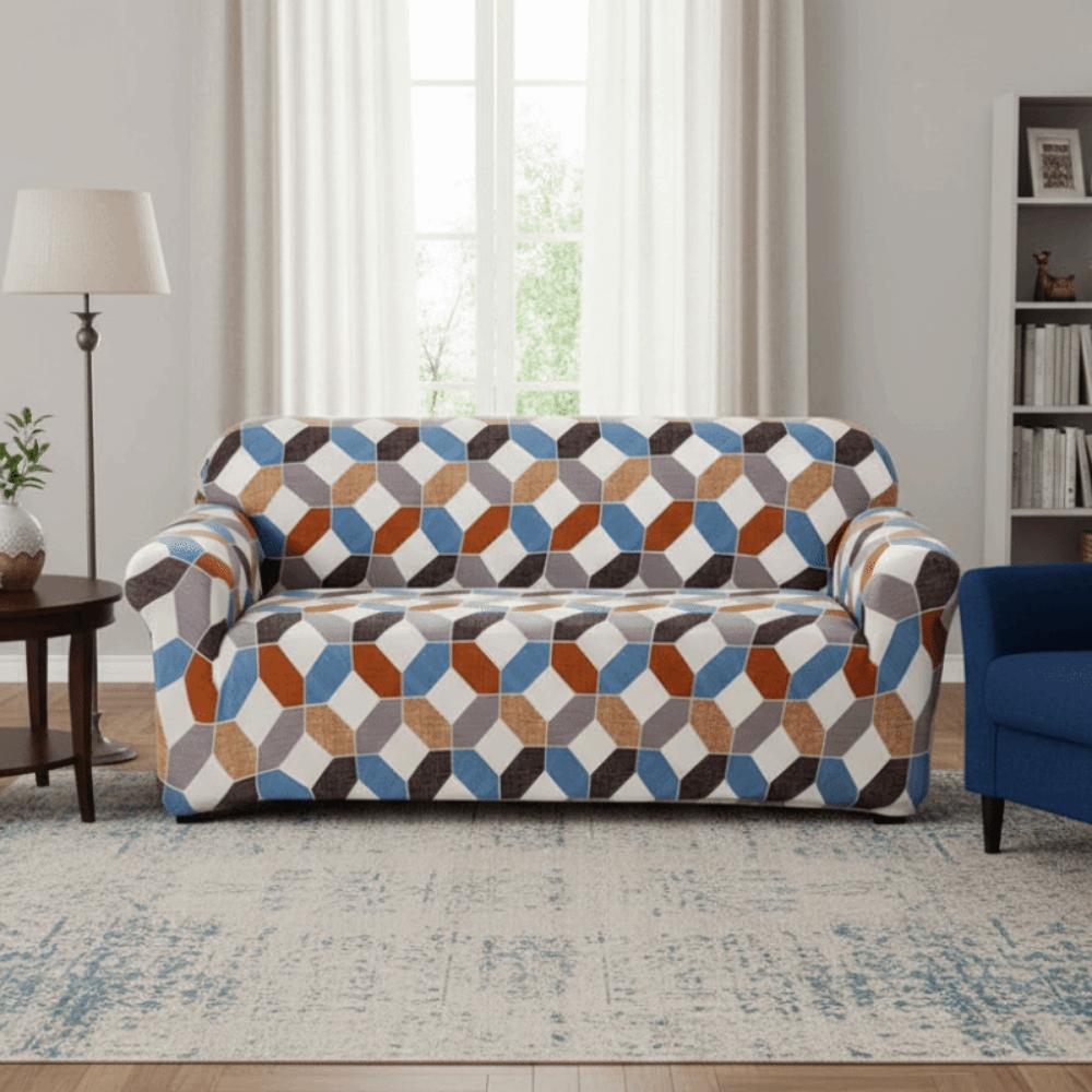 Protector Cover High Elasticity Sofa Cover Print Design Removable Sofa Protector Soft Washable Sofa Towel Home Decor