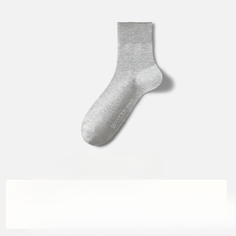 Men's Spring and Summer Thin Cotton Sweat Absorbing Deodorizing Loose Tube Socks