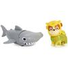 Figurine - spin master - paw patrol aqua pups - rubble - poisson hammer - jaune