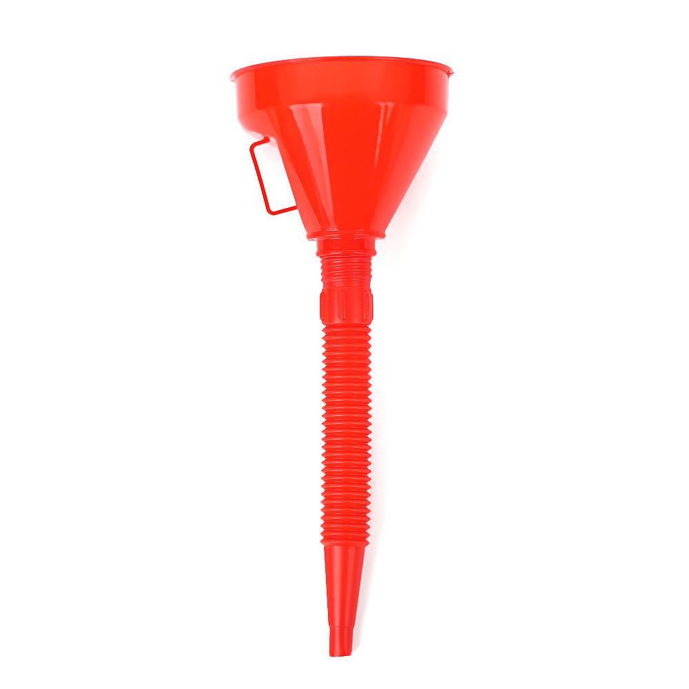 Entonnoir à carburant automobile flexible multifonctionnel avec large ouverture et poignée pour un changement d'huile facile et la prévention des fuites