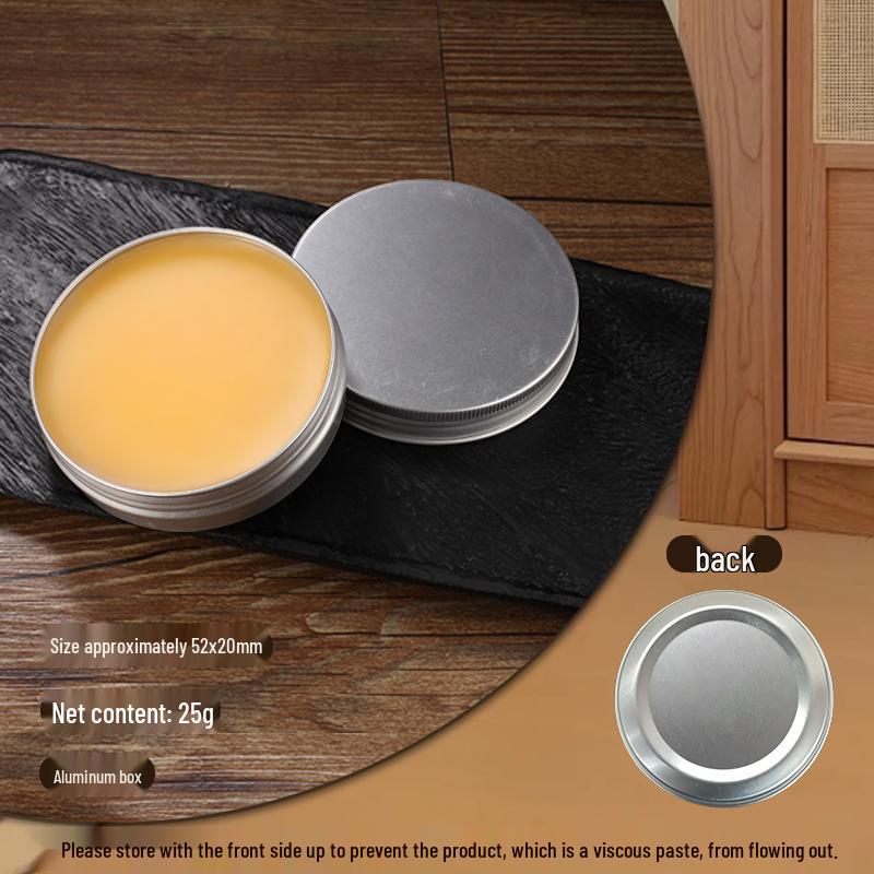 

25 г Чистая Натуральная Паста из Пчелиного Воска для Мебели из Палисандра и Деревянных Полов - Настраиваемое, Без Этикетки Масло-Воск для Дерева