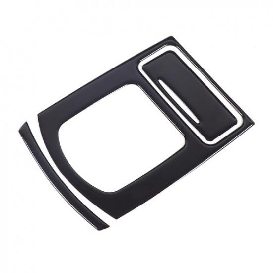 Glossy Piano Black Water Cup Holder Trim Sticker For Infiniti G37 G25 G35 07-13