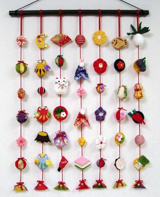 Kit de decoración colgante artesanal de crepe Takaraku, Miyako