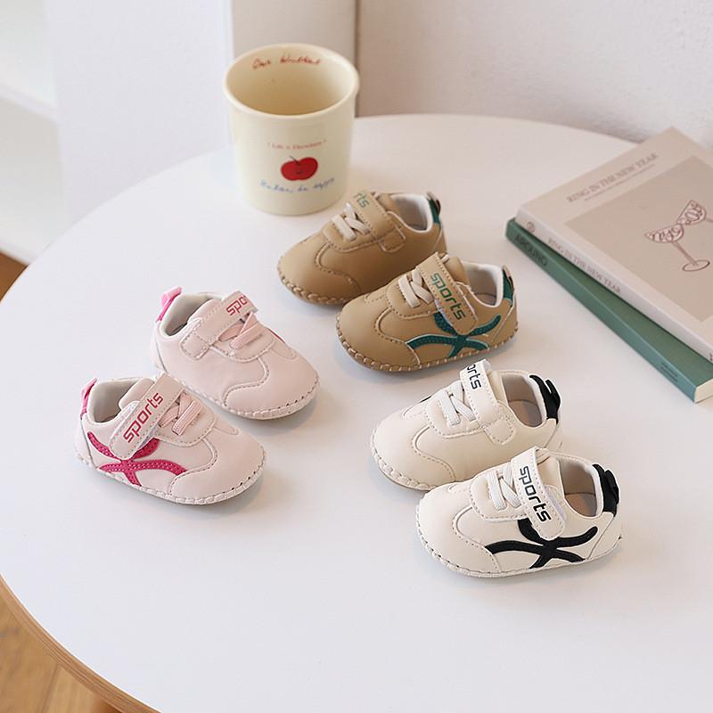 Baby Soft Sole Sneakers For Boys Girls With Magic Strap For Toddler Walkers