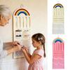 Multifunctional Hairpin Display Rack Wall-mounted Space Saving Hair Clip Storage Bag Rainbow Design Multipurpose