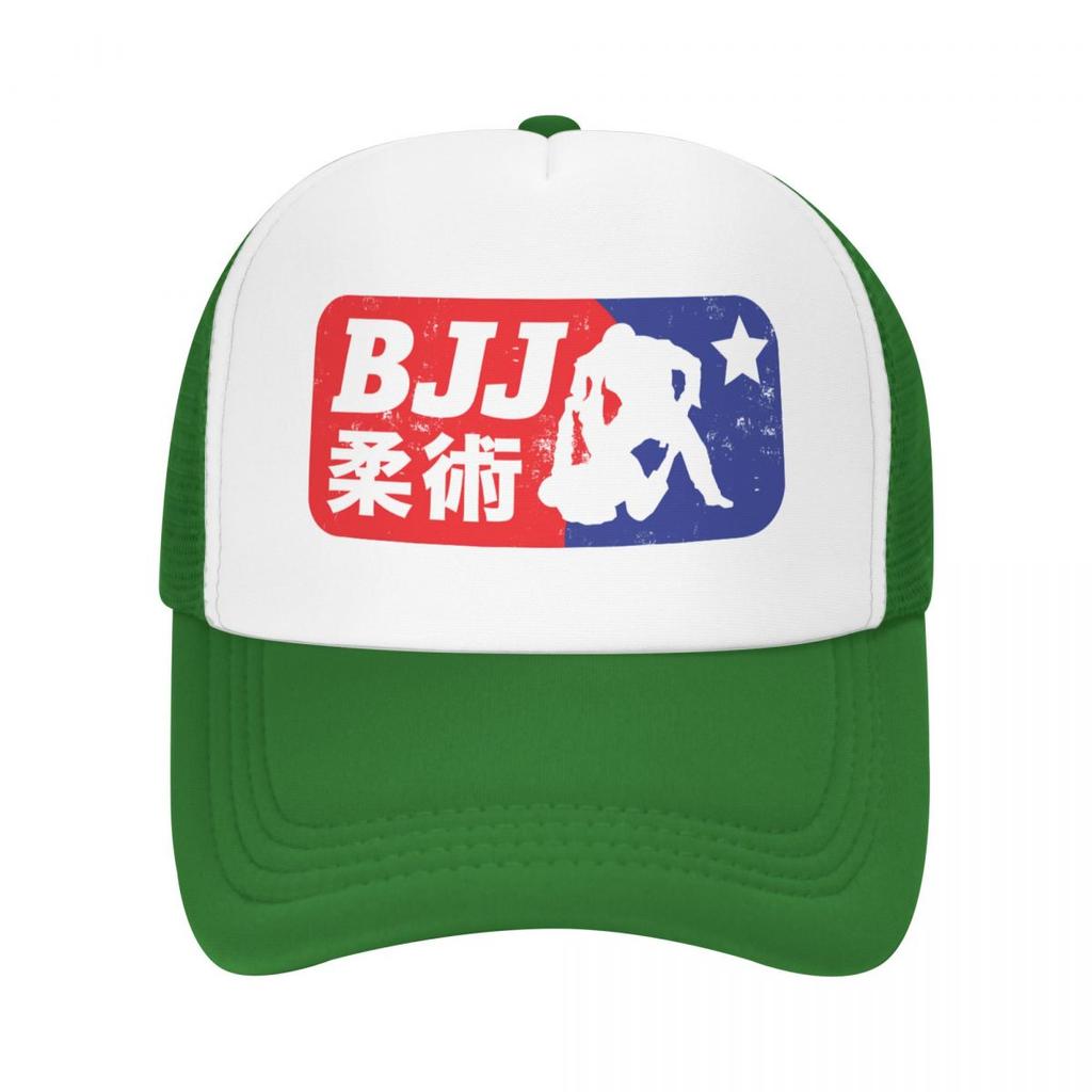 Punk Unisex Retro BJJ Brazilian Jiu Jitsu Trucker Hat Adult Adjustable Baseball Cap Women Unisex Sun Protection Snapback Caps
