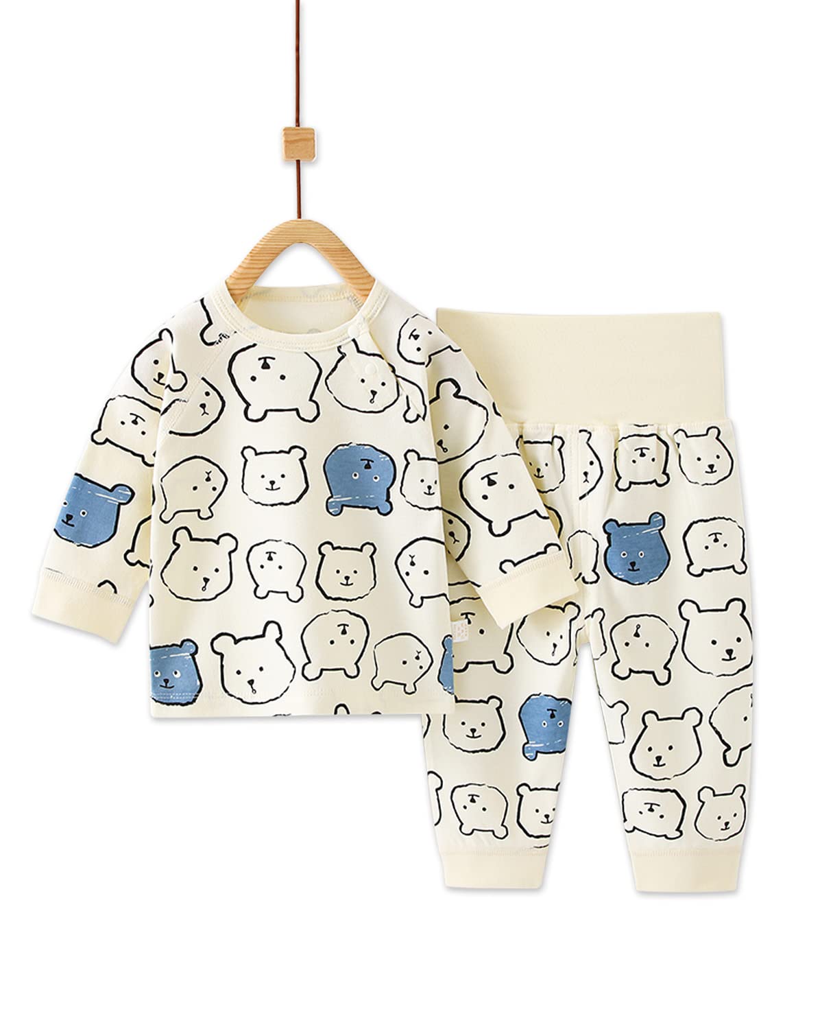 

Детская пижама с топом на животе и низом Baby Room 80 90 100см [Hapipana] Заворачивание, Комплект, Дети, Ребята, Одежда, Мальчики, Девочки, Носить, Ночная одежда, Мальчики, Девочки,