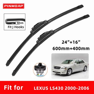 Car Wipers Double Rubber for Lexus LS430 2000-2006 Front Brushes Cutter Automobiles Parts Accessories Windscreen Wipers Wear Parts