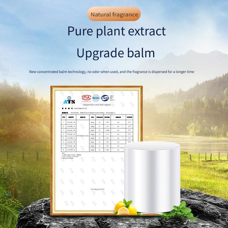 1 Balení Osvěžovač Vzduchu do Auta Volvo Pevný Balzám Parfém Osvěžovač Vzduchu Dlouhotrvající Difuzér Parfému Kolínská Vůně Citronu a Osmanthu