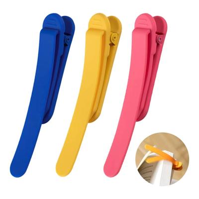 Accessorio porta libri in silicone elastico flessibile design unico segnalibro per amanti della lettura