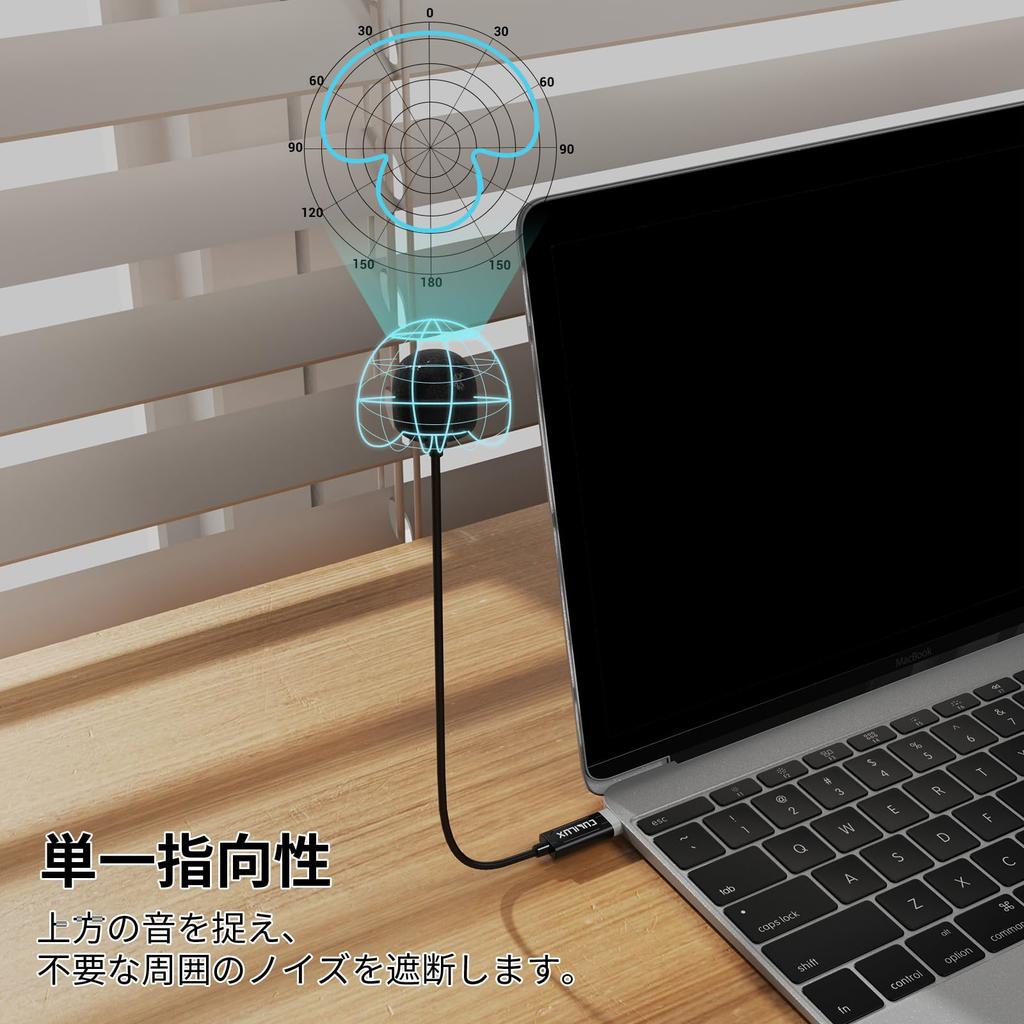 Cubilux USB C Gooseneck Unidirectional Type C Boom Microphone for MacBook iPad and 30cm Microphone, Pro/Air, Pro/Air, Galaxy, Pixel, Laptops,
