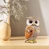 Owl Statue Realistic Look Animal Themed Ornament Owl Collectible Figurine
