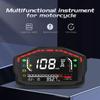 New Motorcycle LED LCD Speedometer Digital Odometer Speed Temperature Fuel Level Meter Moto Gauge For BMW For Honda For Yamaha